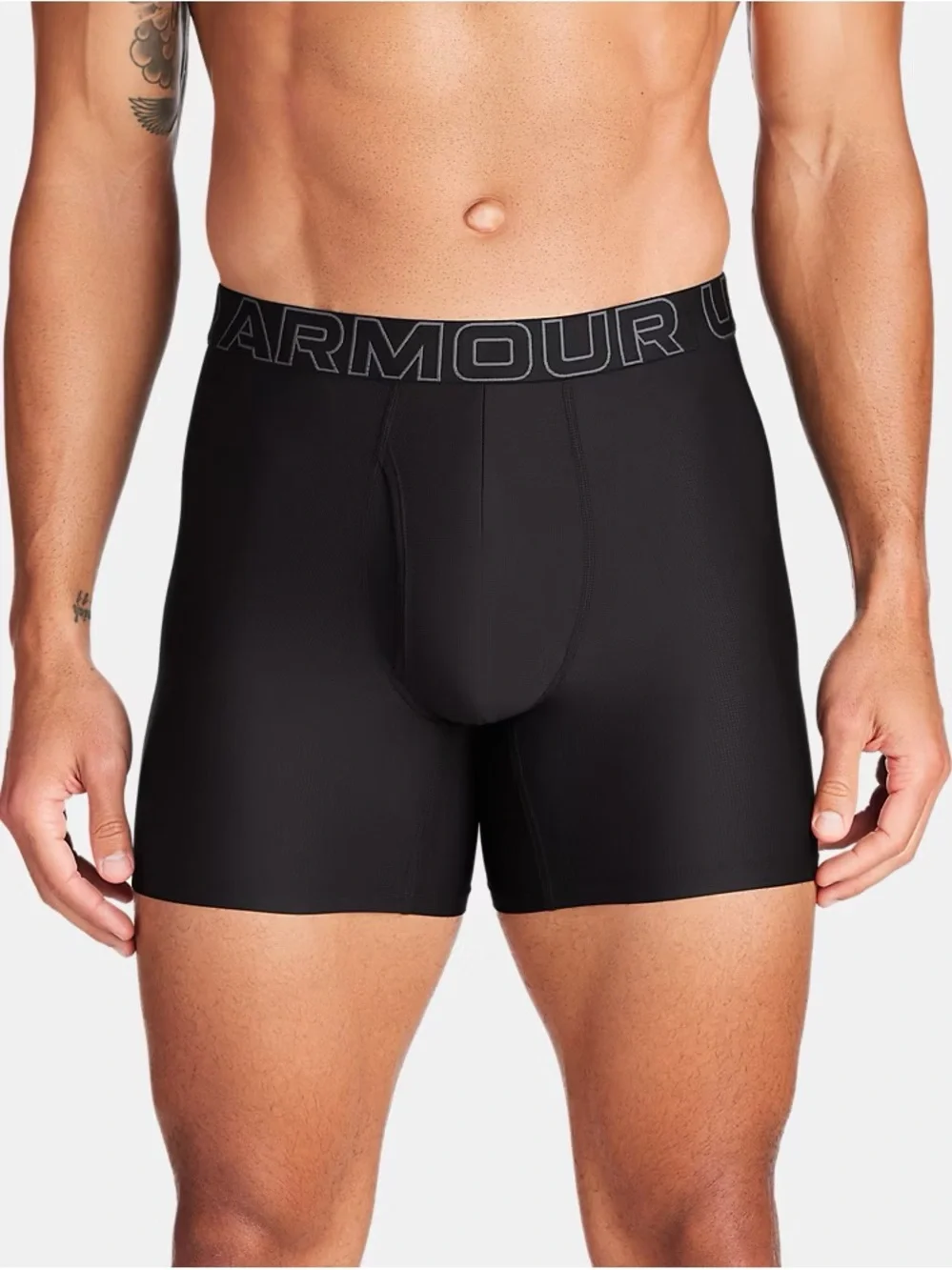 Under Armour Black Men's Performance Boxer Briefs - 3 Pack